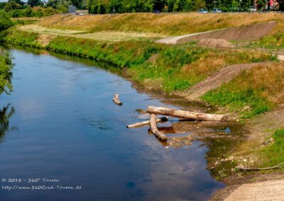 Renaturierung der Ems mit Stückenschneider