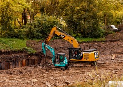 Neubau einer Fischaufstiegsanlage von Stückenschneider