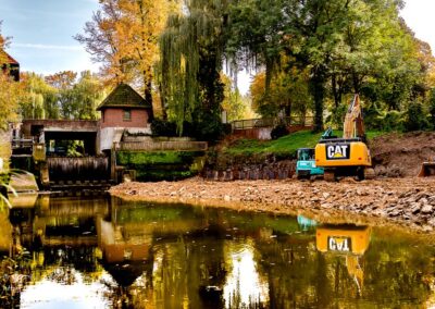 Neubau einer Fischaufstiegsanlage von Stückenschneider