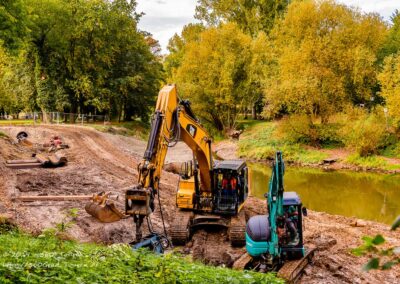 Neubau einer Fischaufstiegsanlage von Stückenschneider