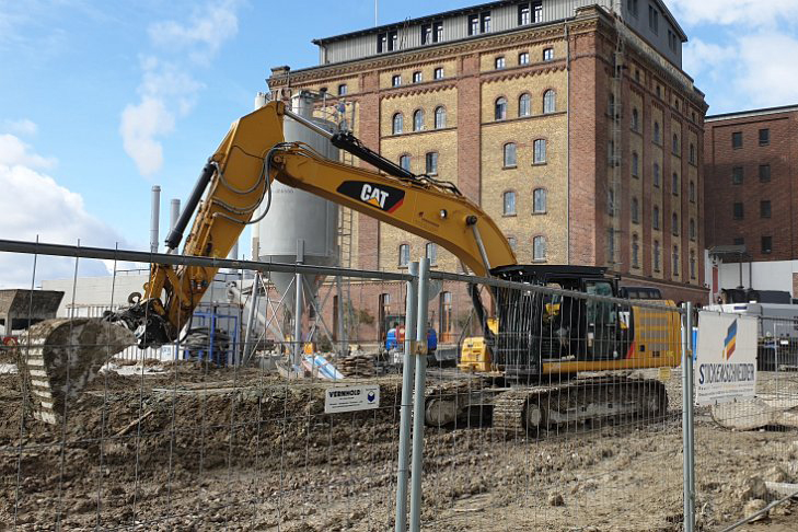 Speicher III Münster Baustelle